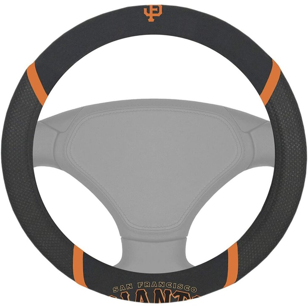 MLB San Francisco Giants Embroidered Mesh Steering Wheel Cover by Fanmats